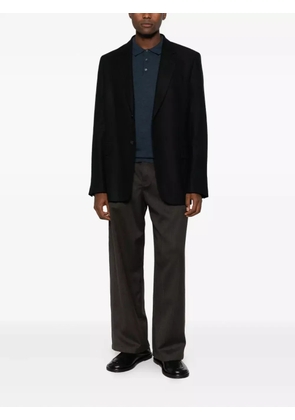 Simkhai buttoned long-sleeve polo shirt - Blue