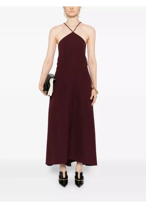 Jil Sander halter-neck dress - Red