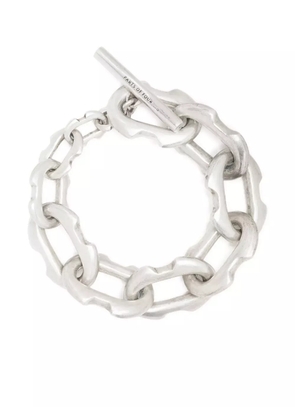 Parts of Four Deco Link toggle-chain bracelet - Silver