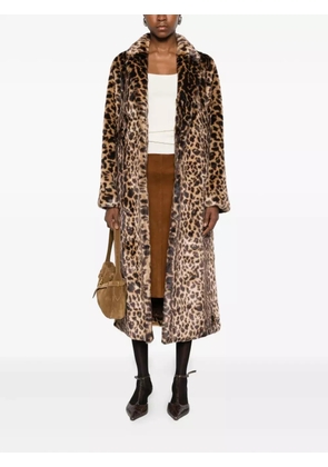 THELAURENT faux fur coat - Brown
