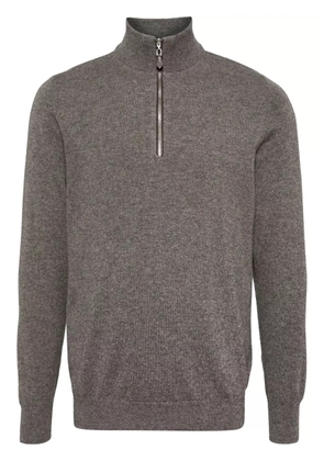N.Peal Carnaby half-zip jumper - Grey