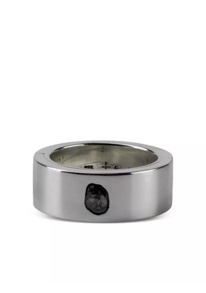 Parts of Four sterling silver Sistema diamond ring