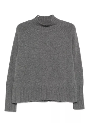 BeYou high-neck cashmere sweater - Grey