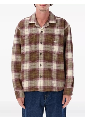 Obey Laurel plaid pocket shirt - Green