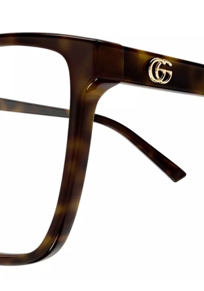 Gucci Eyewear cat-eye glasses - Brown