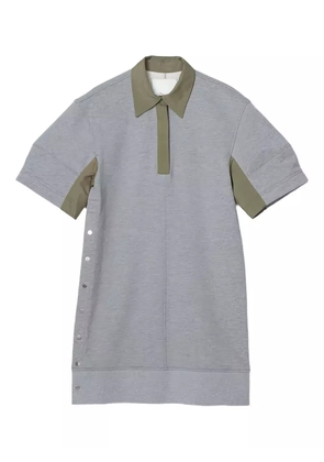 3.1 Phillip Lim polo-collar short-sleeve mini dress - Grey