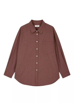 TOMBOY checked shirt - Brown