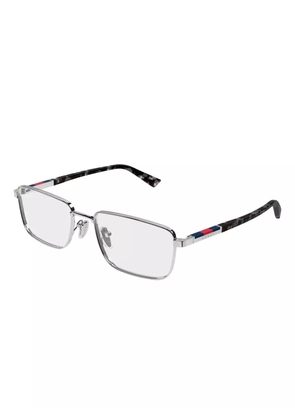 Gucci Eyewear rectangle-frame glasses - Silver