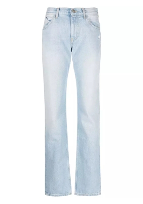 The Attico high-waisted straight-leg jeans - Blue
