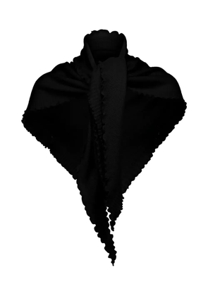 Allude ruffled scarf - Black