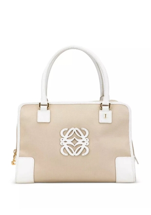 Loewe Pre-Owned 2008 Canvas Amazona 36 handbag - Brown