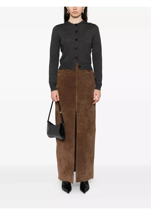 GOES BOTANICAL crew-neck cardigan - Grey