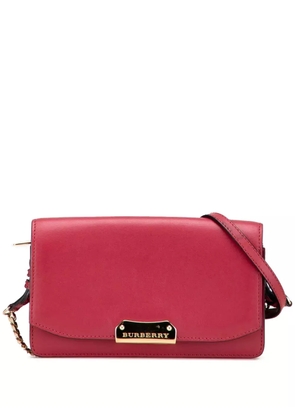 Burberry Pre-Owned 2000-2010 Leather Madison Wallet On Chain crossbody bag - Red