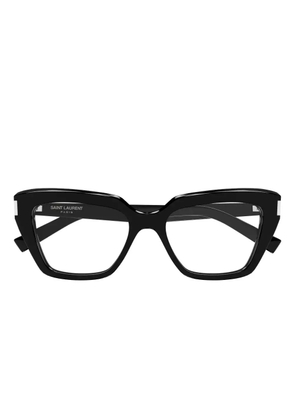 Saint Laurent Eyewear geometric glasses - Black