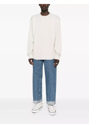 Chimala curved-hem T-shirt - Neutrals