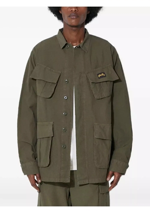 stan ray multi-pocket long-sleeve shirt - Green