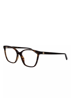 Gucci Eyewear GG1995O logo glasses - Brown