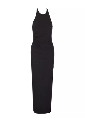 Ele halterneck split dress - Black