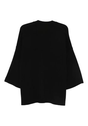 Majestic Filatures ribbed cardigan - Black