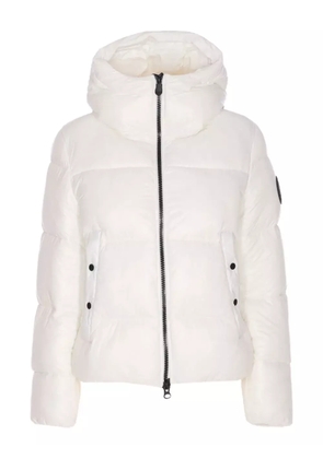 Save The Duck hooded puffer jacket - White