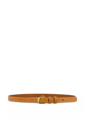 FRAME twist-buckle leather belt - Brown
