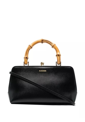Jil Sander Goji bamboo-handle mini bag - Black