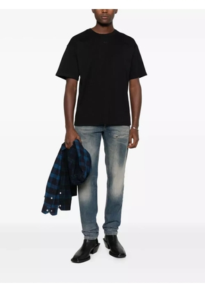 Diesel logo-embroidered t-shirt - Black