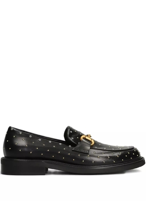 mara bini studded loafers - Black