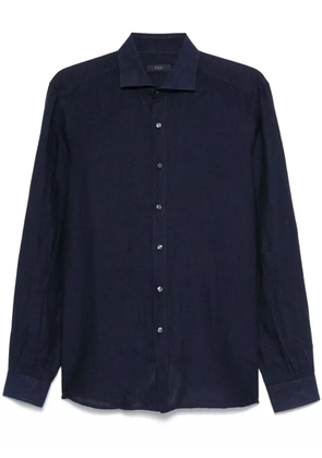 Fay linen shirt - Blue