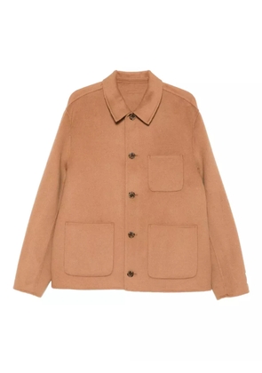 Calvin Klein buttoned patch-pocket jacket - Brown