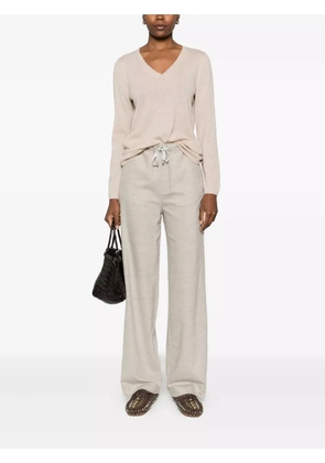 Gran Sasso V-neck sweater - Neutrals