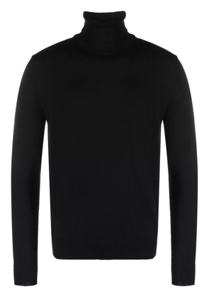 Ballantyne roll-neck wool jumper - Black