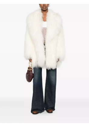 Numerootto Iside faux fur coat - White