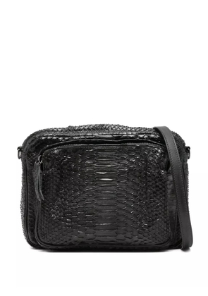 Reptile's House leather shoulder bag - Black