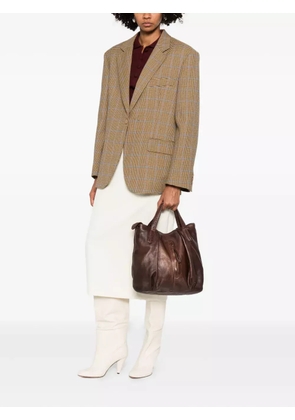 Reptile's House leather shoulder bag - Brown