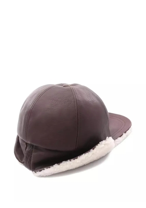Christian Dior Pre-Owned 2020s sheepskin cap - Brown