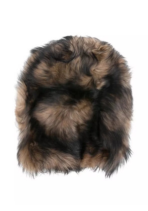 Dolce & Gabbana shearling hat - Brown