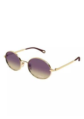 Chloé Eyewear CH0326S round-frame sunglasses - Gold