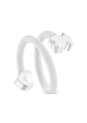 TOUS Icon mesh ring - Silver