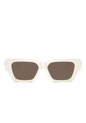 Versace Eyewear medusa-detail square-frame sunglasses - White