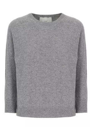 Vanisè ribbed-trim crew-neck sweater - Grey