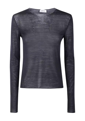 MRZ wool knitted top - Black