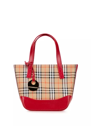 Burberry Pre-Owned 2000-2017 Haymarket Check Canvas handbag - Brown