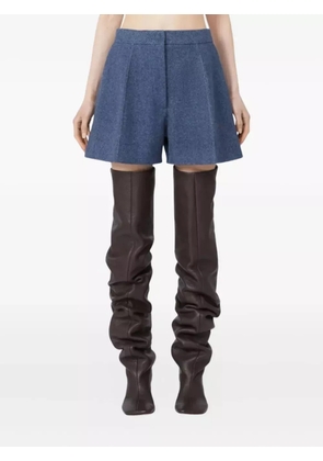 Sportmax runway wool shorts - Blue