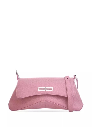 Balenciaga Pre-Owned 2022 Small Glitter Fabric XX Flap crossbody bag - Pink