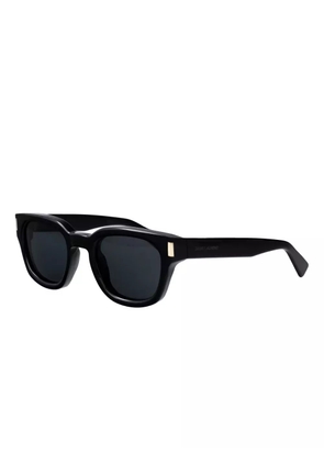 Saint Laurent Eyewear LARGE rectangle-frame sunglasses - Black