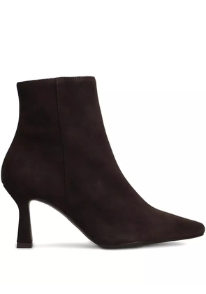 Pedro Miralles pointed zip boots - Brown