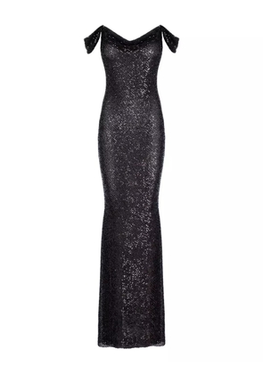 ROSERRY Miami sequin maxi dress - Black