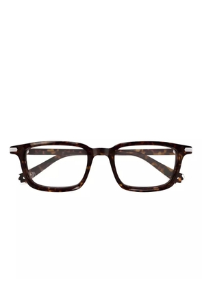 Cartier Eyewear square frame glasses - Brown