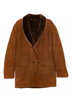 A.N.G.E.L.O. Vintage Cult 1990s shearling-trim coat - Brown